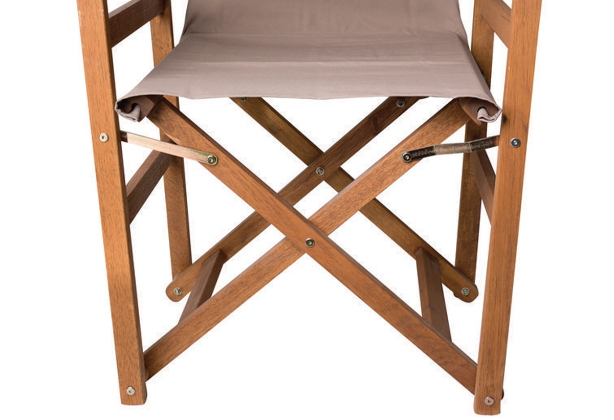 Απεικονίζεται το κάτω μέρος της καρέκλας 